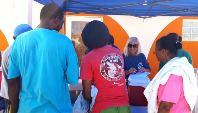 A scene from the puppy wash held on March 18, 2016 at Blowing Point