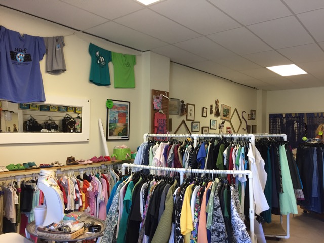 This photo shows our thrift store