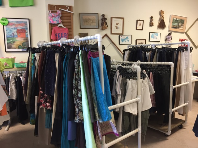 This photo shows our thrift store