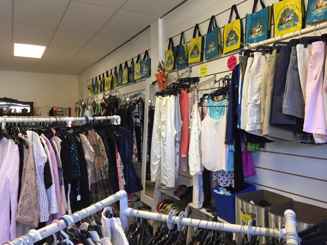This photo shows our thrift store