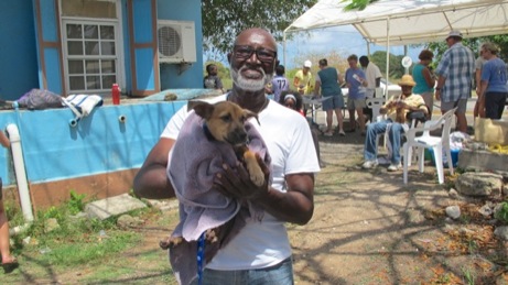 A photo from the puppy wash event in the Valley in 2013