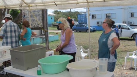 A photo from the puppy wash event in the Valley in 2013