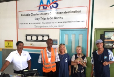 A photo from the AARF October 2017 airlift of dogs and cats from Anguilla to St. Maarten to Tennesse