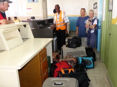 A photo from the AARF October 2017 airlift of dogs and cats from Anguilla to St. Maarten to Tennesse