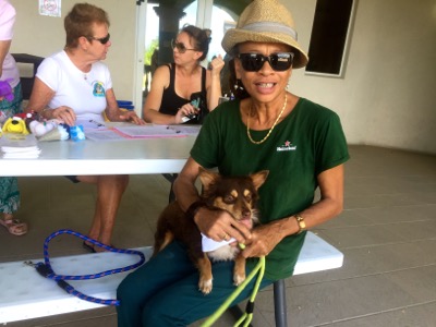 A photo from the AARF March 17, 2018 dog wash at the St. James School of Medicine