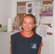 a photo of Liz at the shelter
