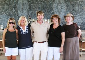 Viceroy General Manager Jan Tibaldi with AARF members