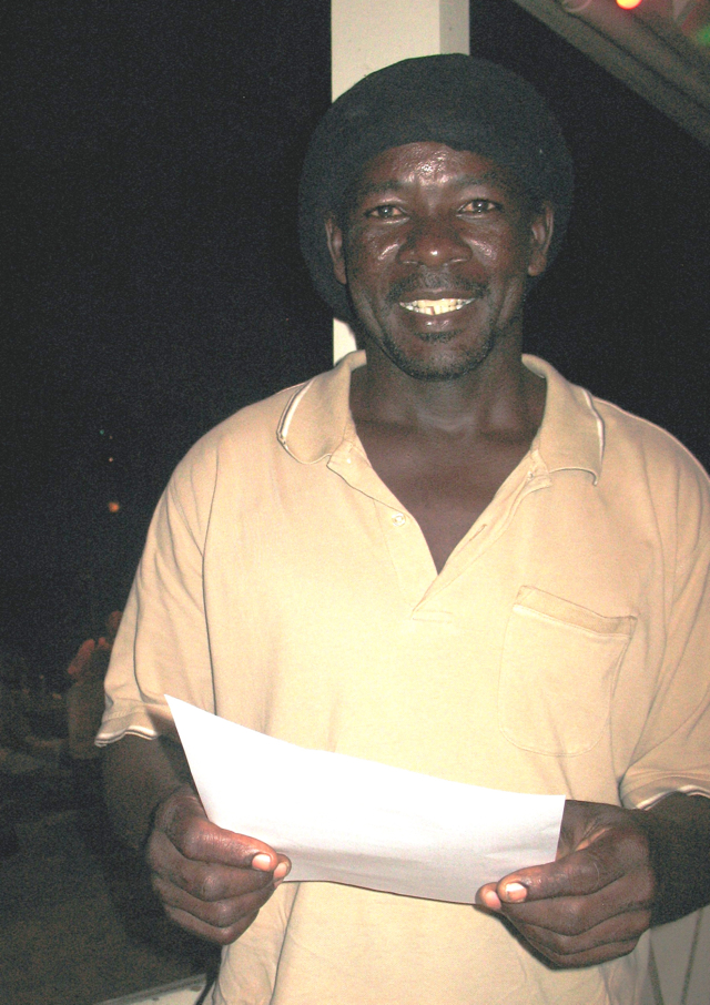 Bingo winner Leroy