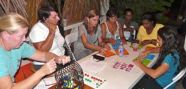 A scene from the AARF Bingo Night A scene from the AARF Bingo Night